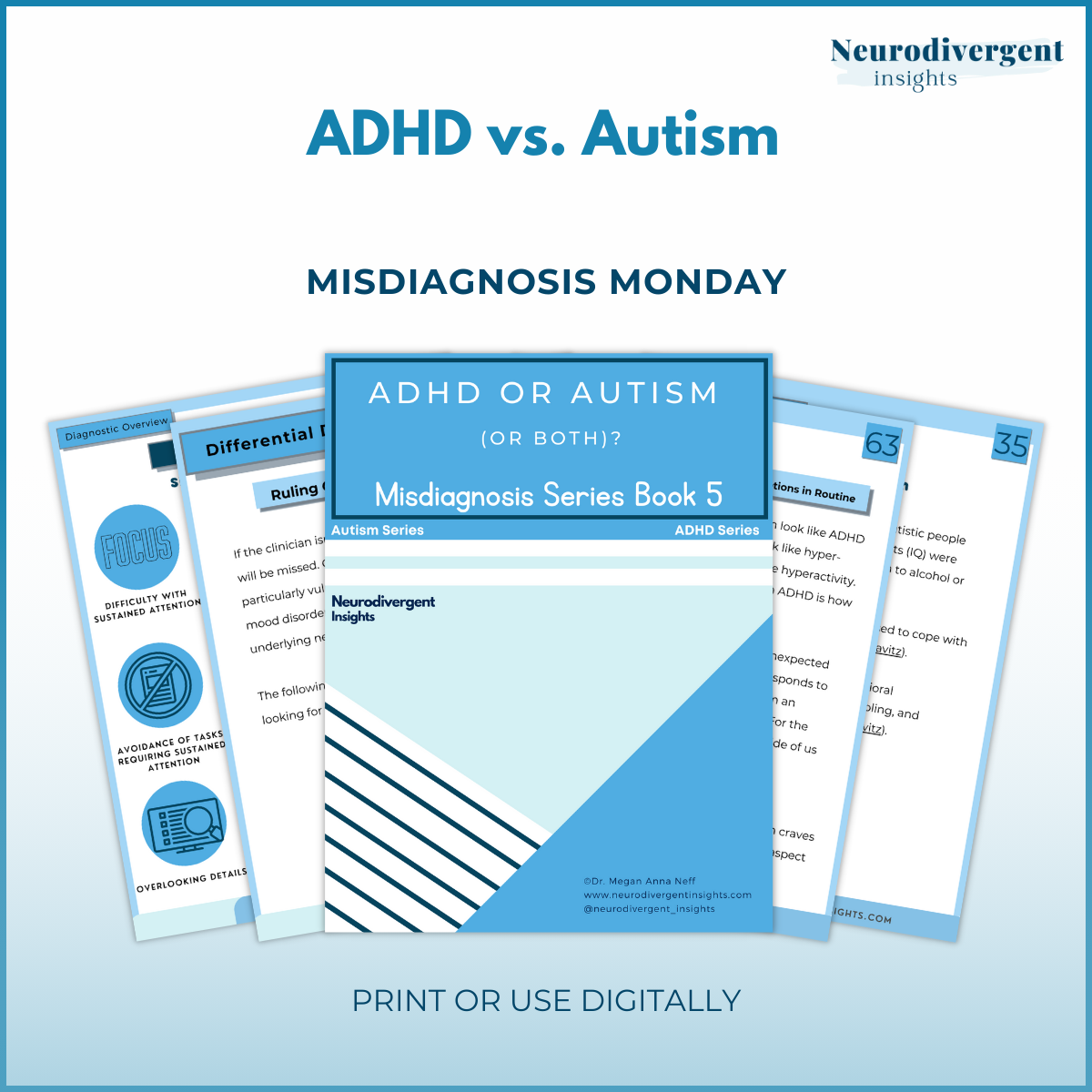 ADHD vs. Autism by Dr. Megan Anna Neff